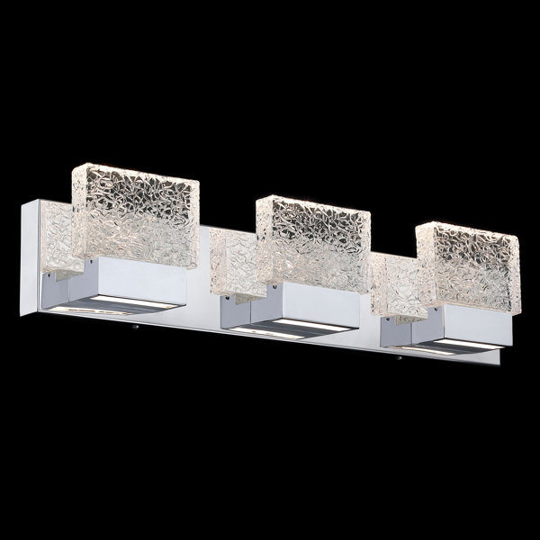 Wade Logan® 3 Light Dimmable LED Vanity Light Wayfair